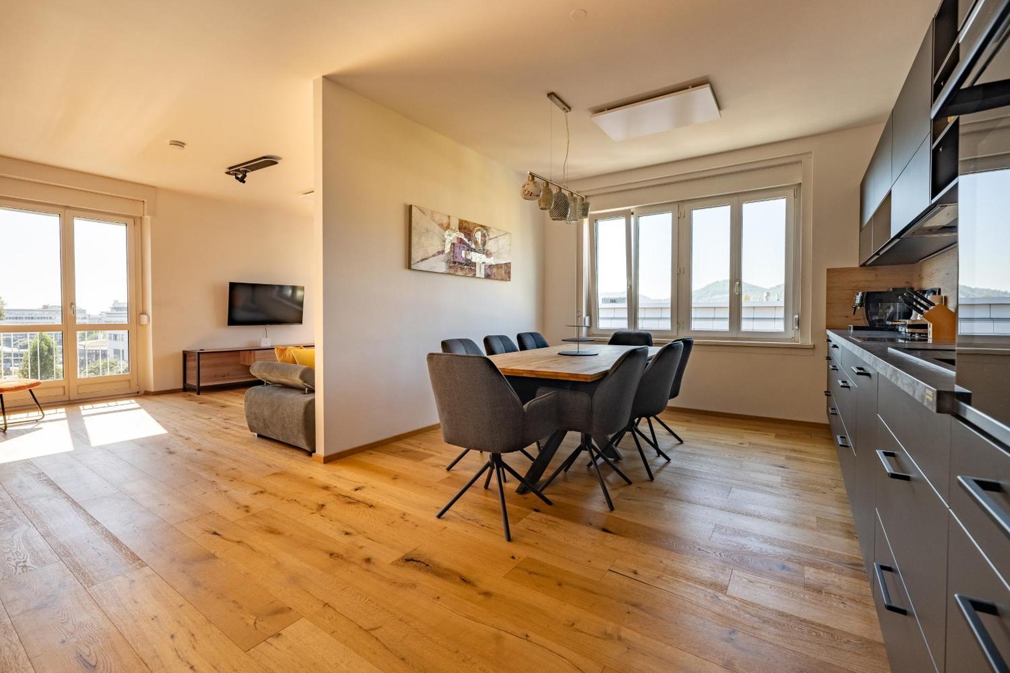 Tamliving Center Luxury 4 Rooms Smart Tv Kitchen Great View 格拉茨 外观 照片
