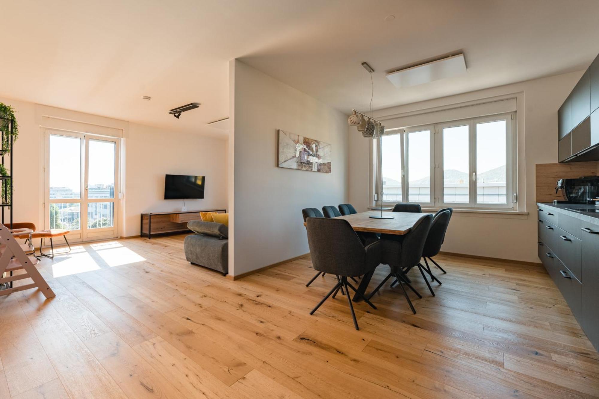 Tamliving Center Luxury 4 Rooms Smart Tv Kitchen Great View 格拉茨 外观 照片